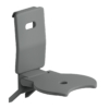 Foto - DuschsitzPlus in anthrazit zum Einhängen an einen Duschhandlauf - Artikel L1222506 - Serie Funktion von Lehnen